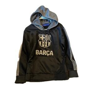 FC Barcelona Pullover Hoodie Mens L